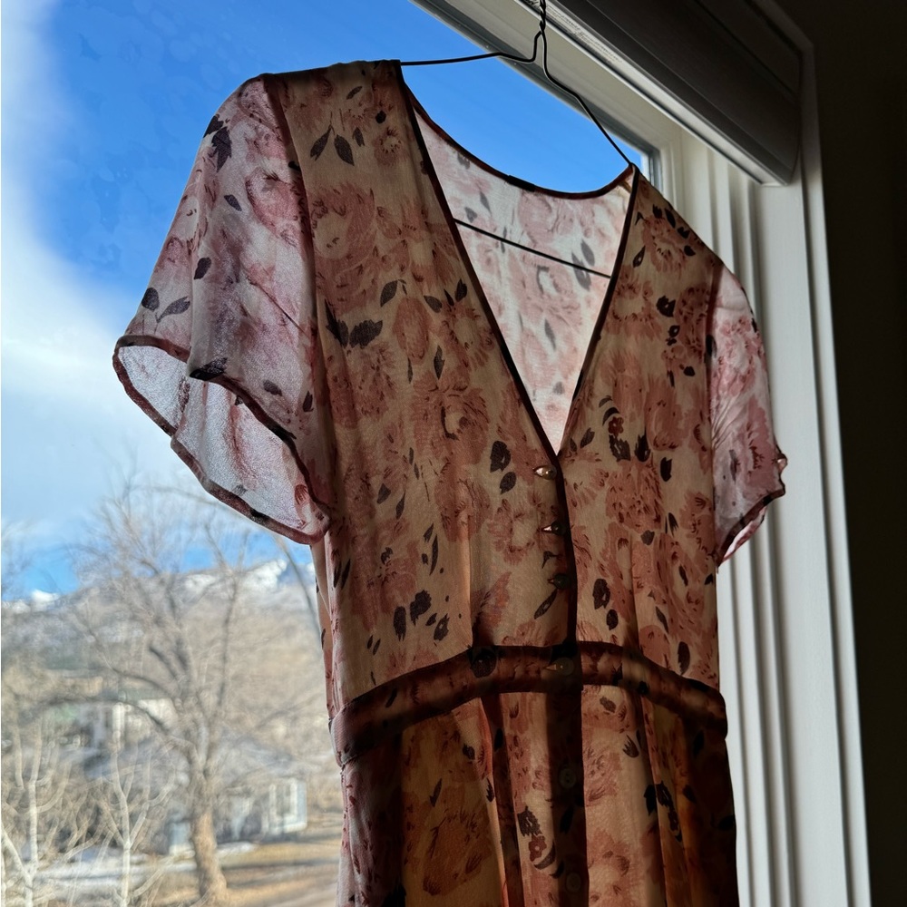 RARE Chan Luu button front midi dress - Picture 12 of 14